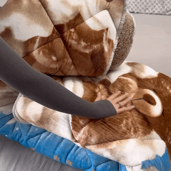 SoftNature Velour blanket  bears