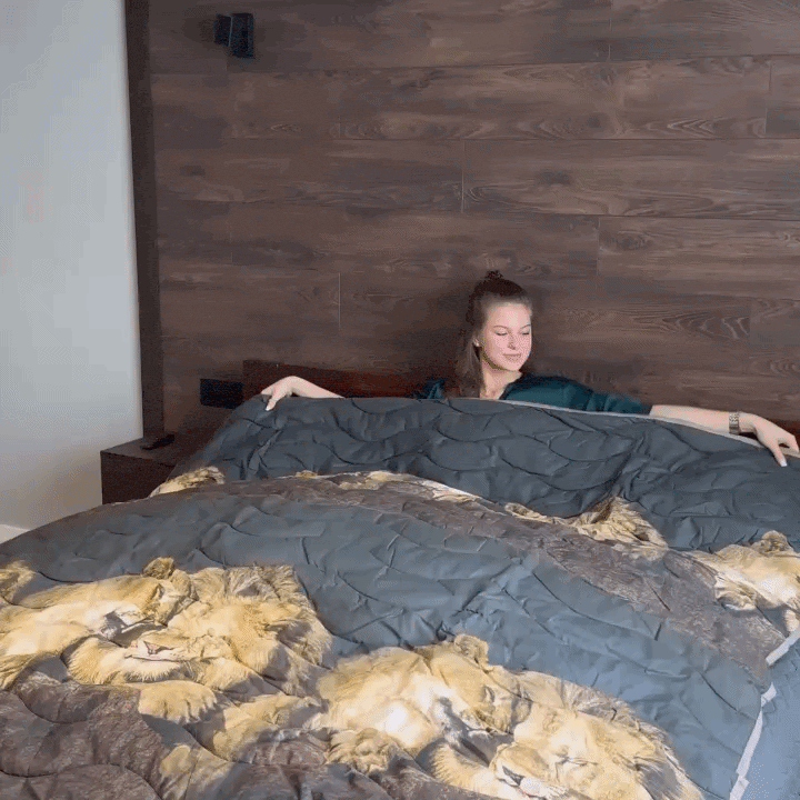 SoftNature Summer quilt with 3-D pattern