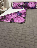 SoftNature Bedspread with peony patterned pillows