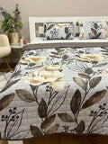 SoftNature 200*220 Bedspread with pillows with magnolia flower pattern