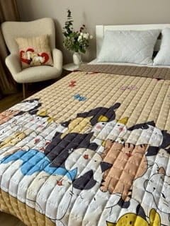 SoftNature 135 × 200 Children's blanket Cats