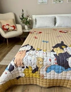 SoftNature 135 × 200 Children's blanket Cats