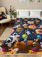 SoftNature 135 × 200 Children's blanket Space