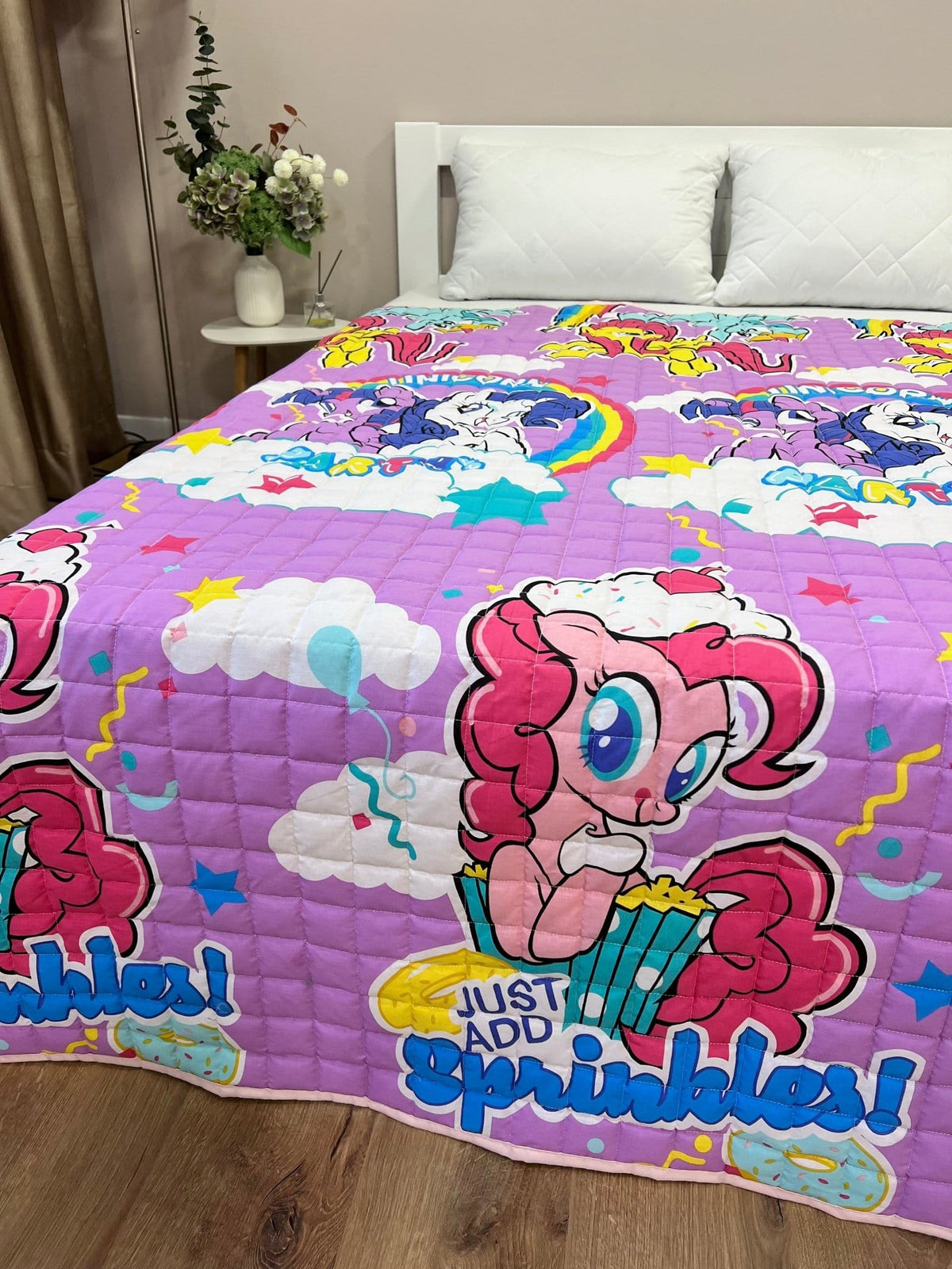 SoftNature 135 × 200 Children's blanket with a unicorn pattern