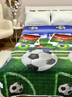SoftNature 135 × 200 Children's soccer blanket