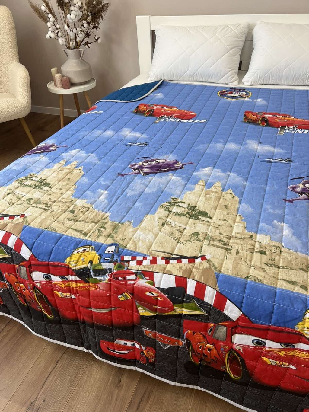 SoftNature 135 × 200 Children's wheelbarrow blanket