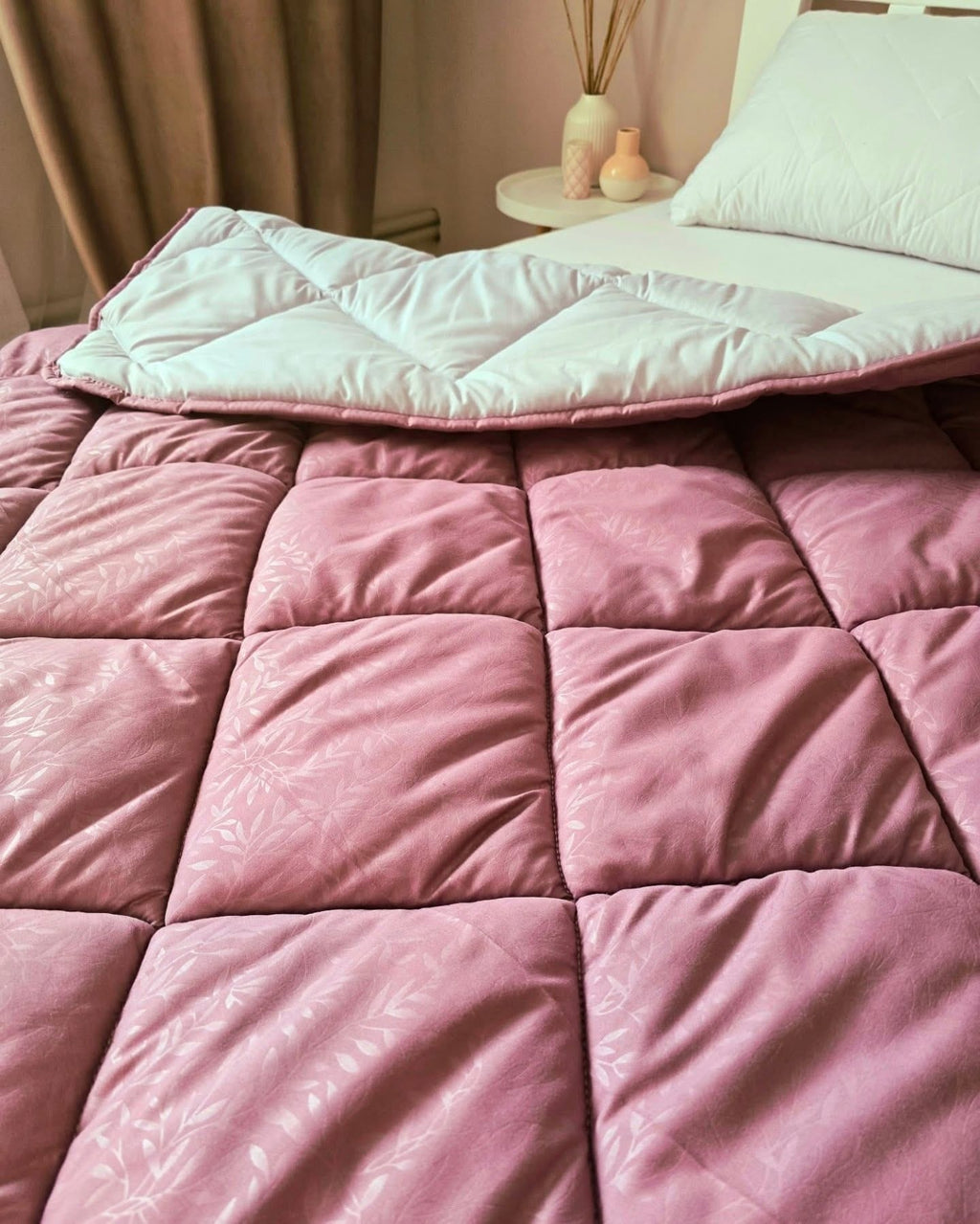 SoftNature Одеяло Pink quilt with holofiber filling