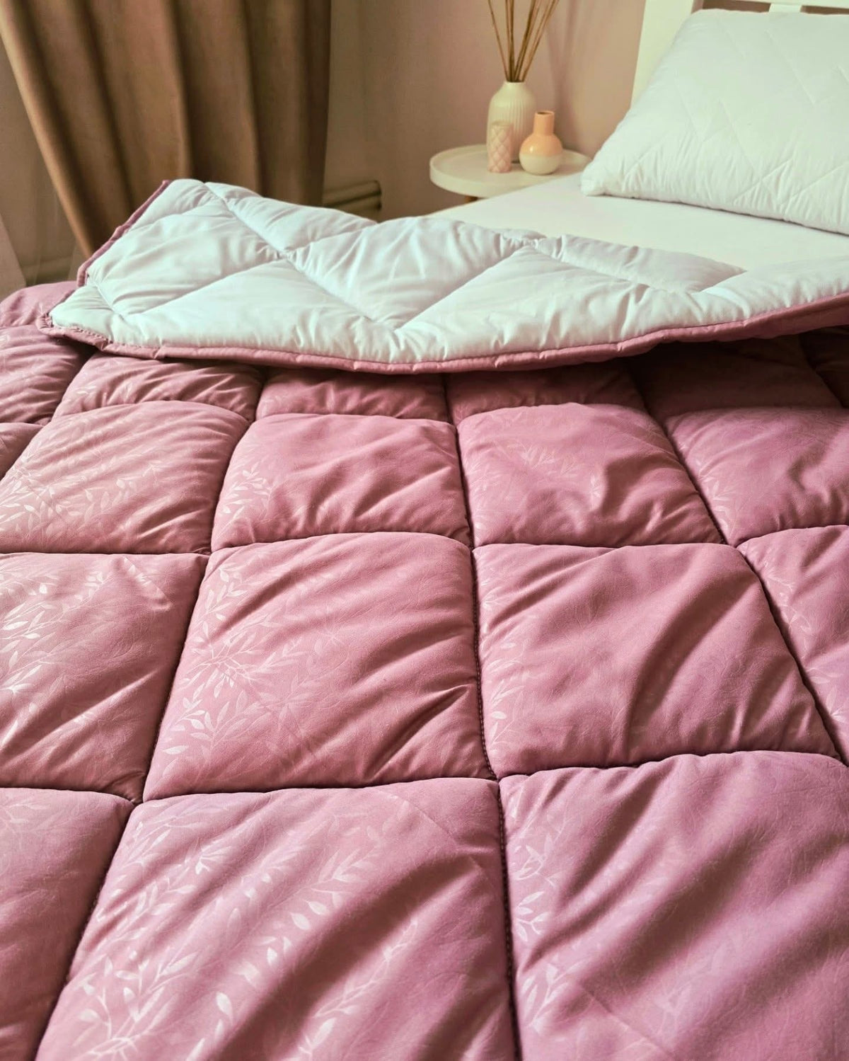 SoftNature Одеяло Pink quilt with holofiber filling