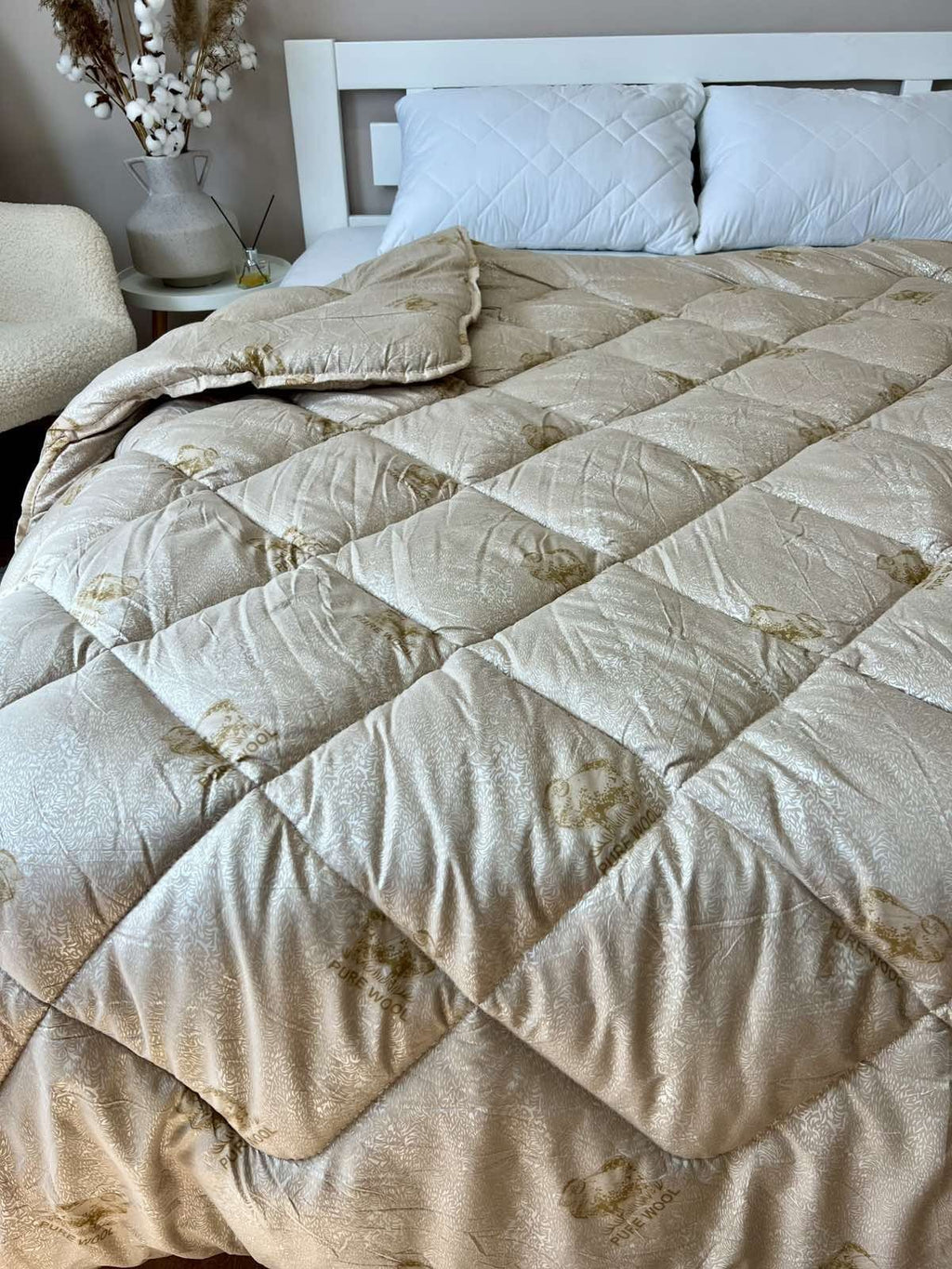 SoftNature Одеяло PURE WOOL blanket with eco wool filling