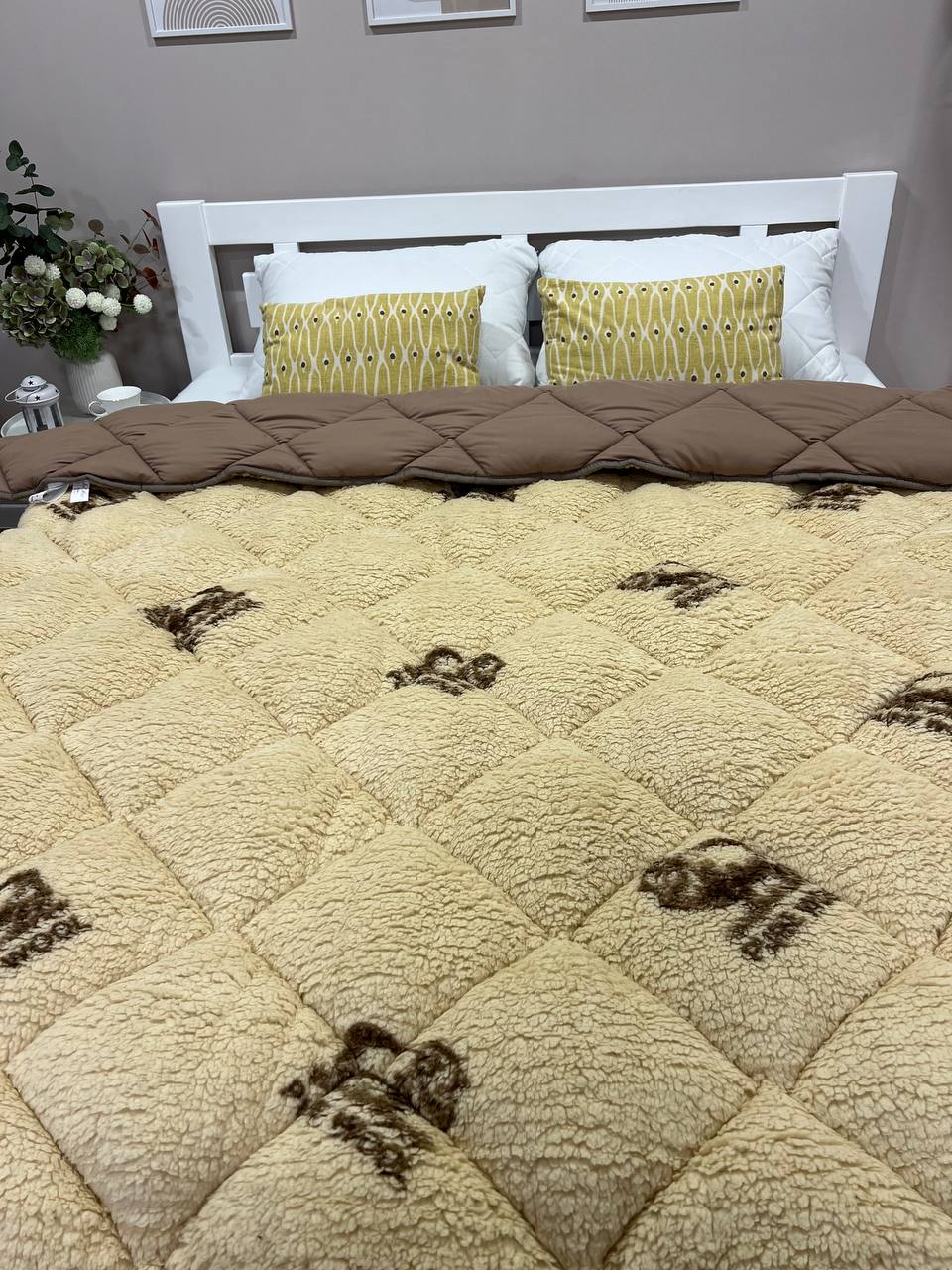 SoftNature Purvul eco fur blanket
