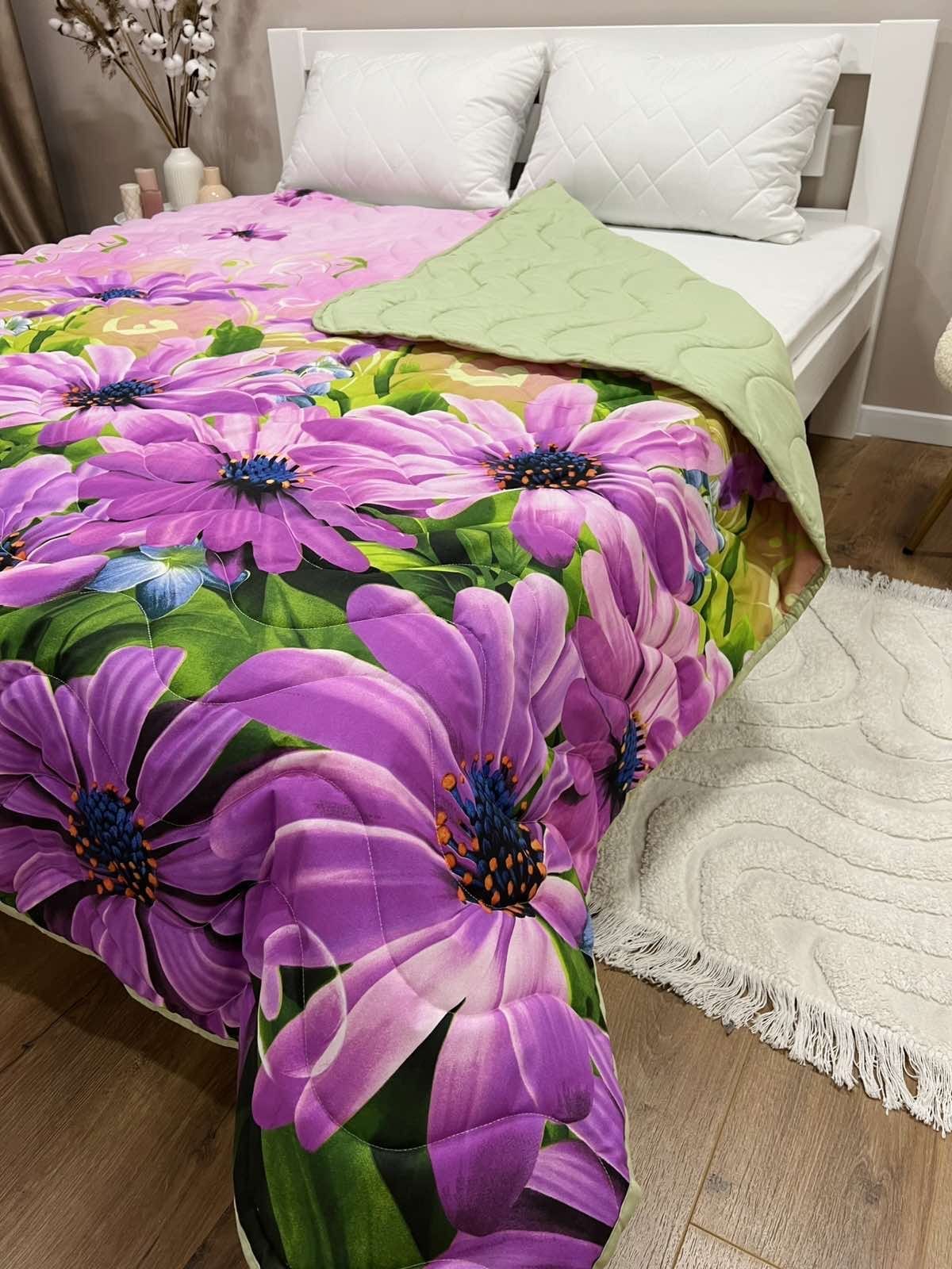 SoftNature Summer quilt with 3-D pattern