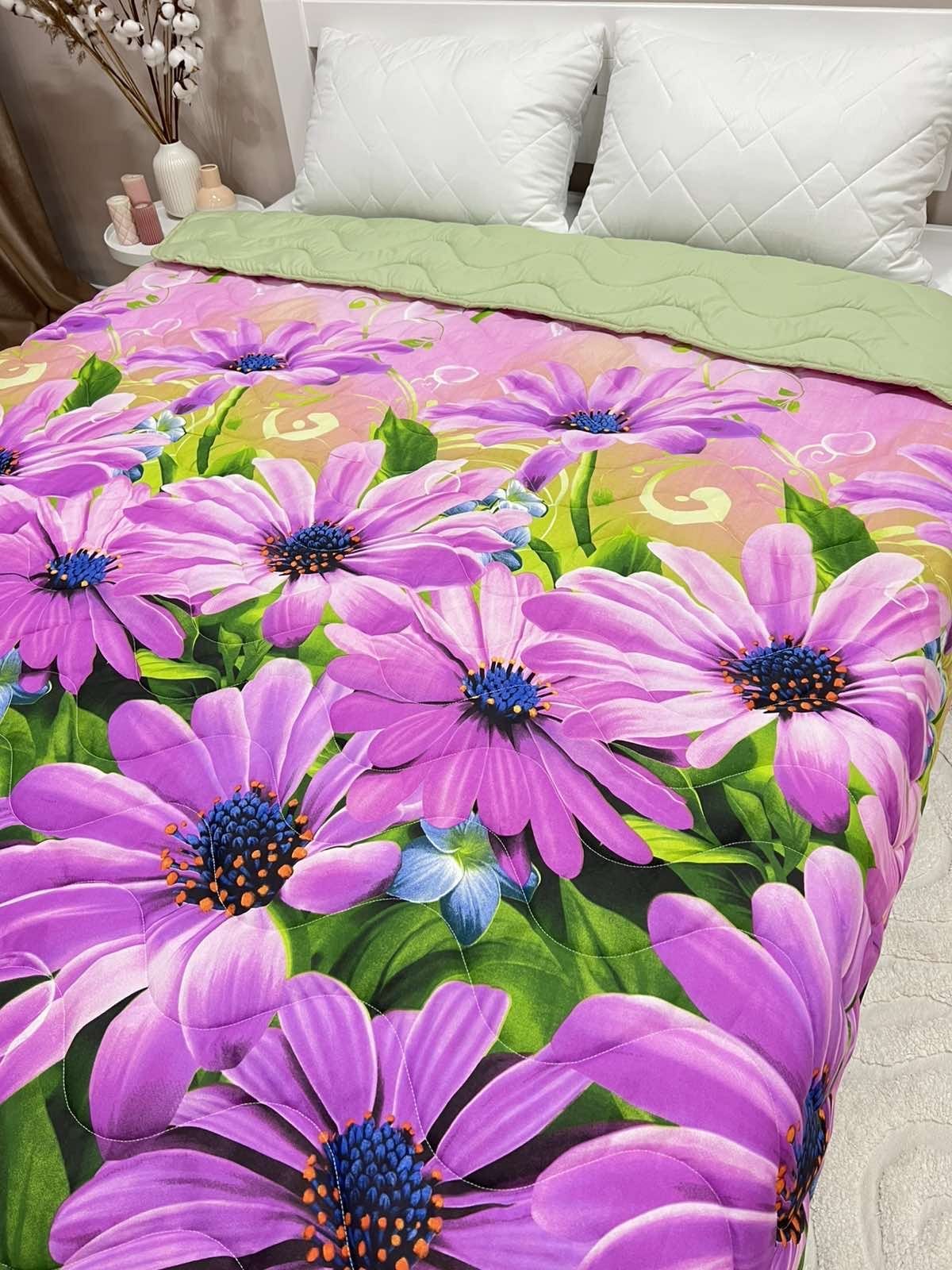 SoftNature Summer quilt with 3-D pattern