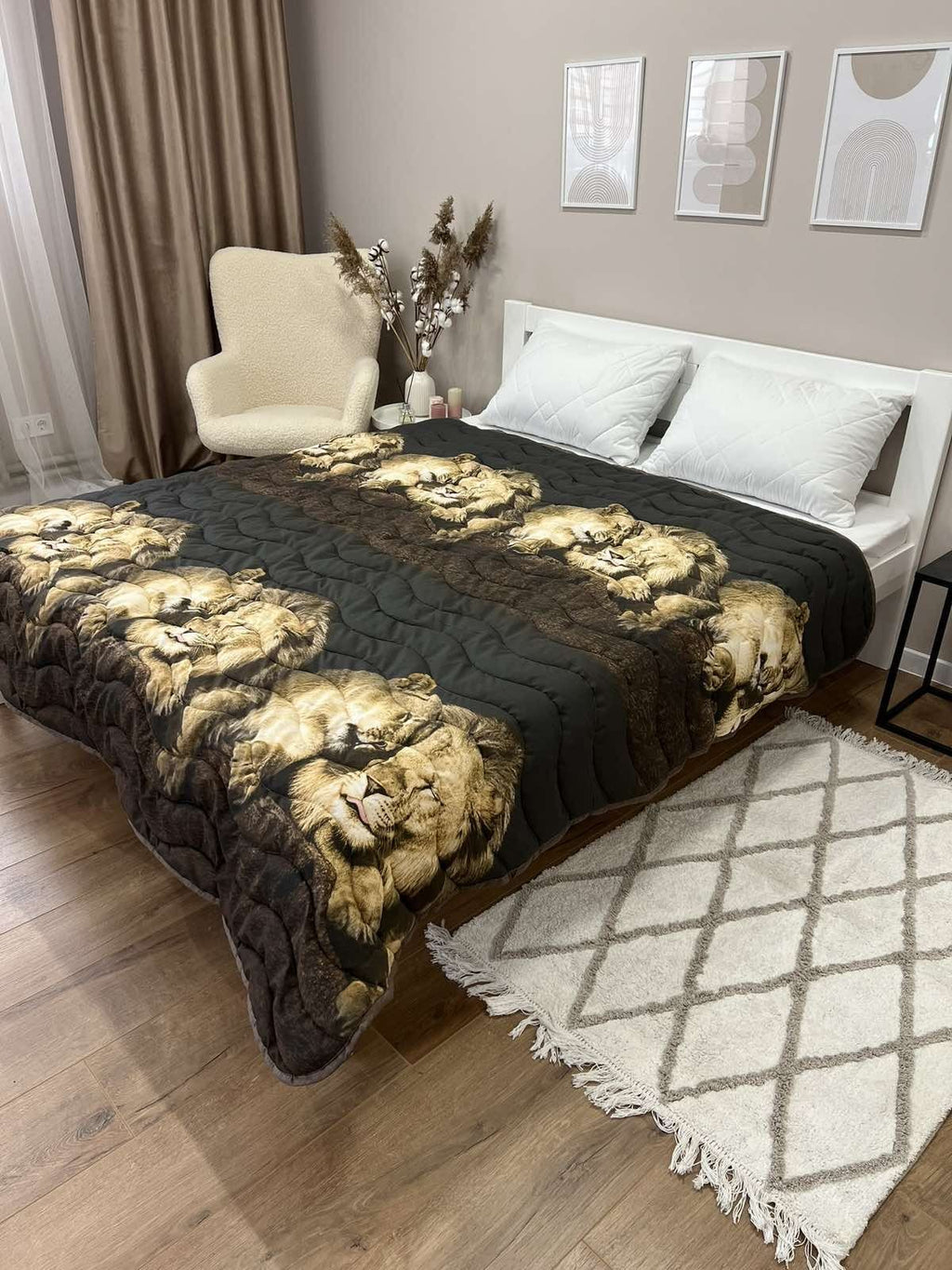 SoftNature Summer quilt with 3-D pattern