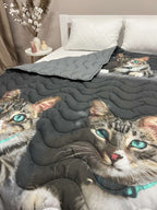 SoftNature Summer quilt with 3-D pattern