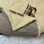 SoftNature плед Velour bedspread with a “Pure vool” pattern