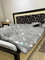SoftNature Winter blanket with Eco Down filling, gray