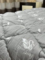 SoftNature Winter blanket with Eco Down filling, gray