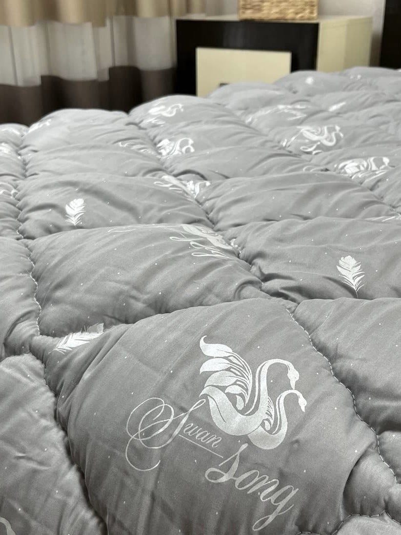 SoftNature Winter blanket with Eco Down filling, gray