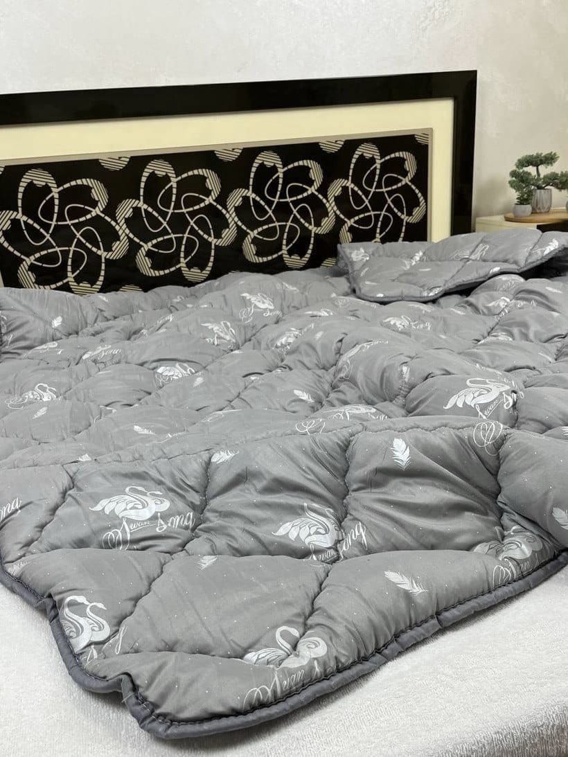 SoftNature Winter blanket with Eco Down filling, gray