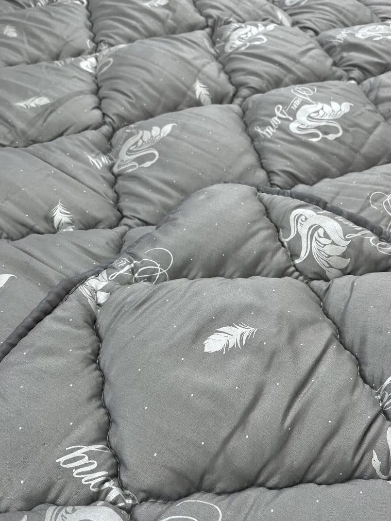 SoftNature Winter blanket with Eco Down filling, gray