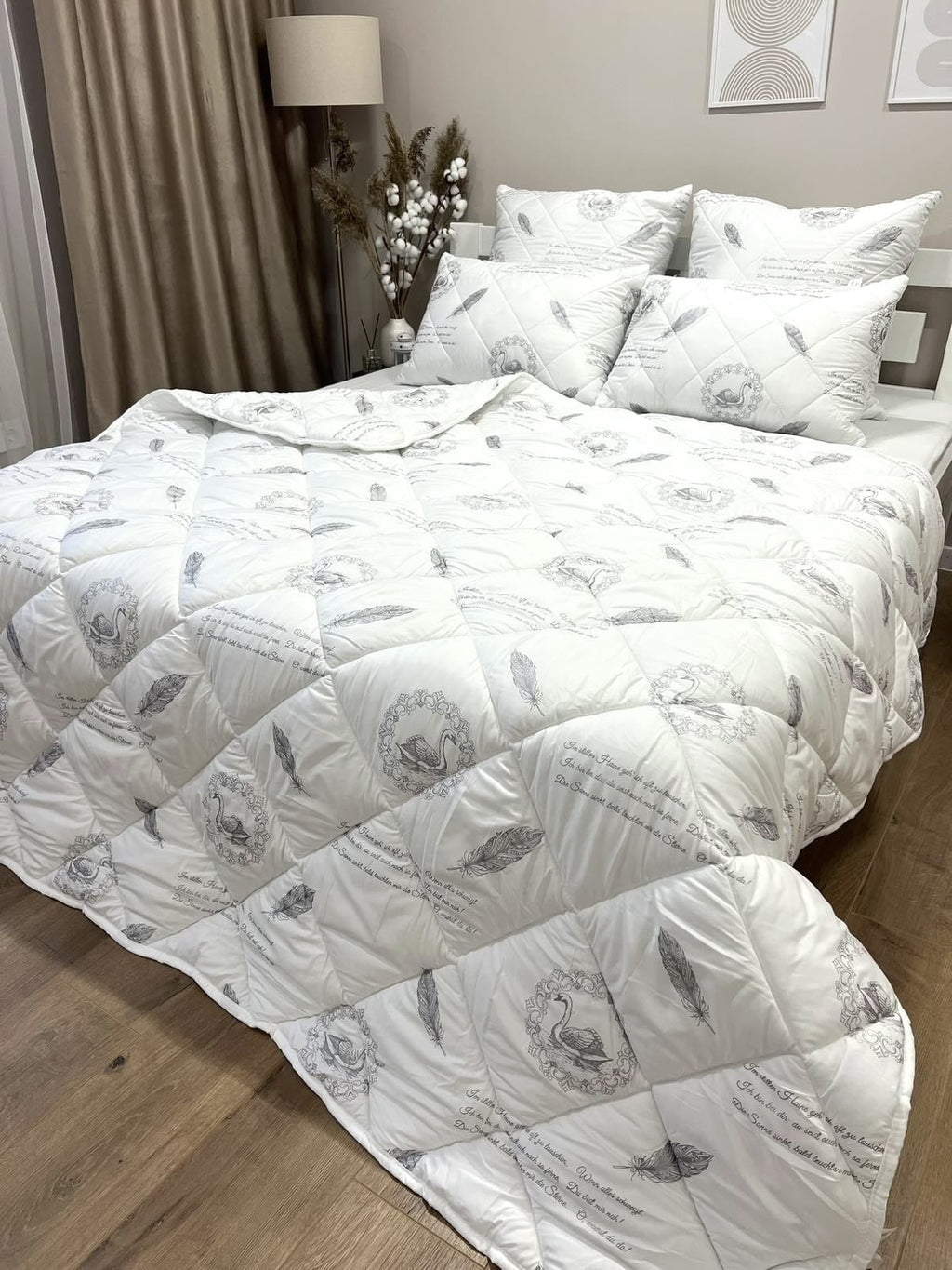 SoftNature Winter blanket with Eco Down filling, white