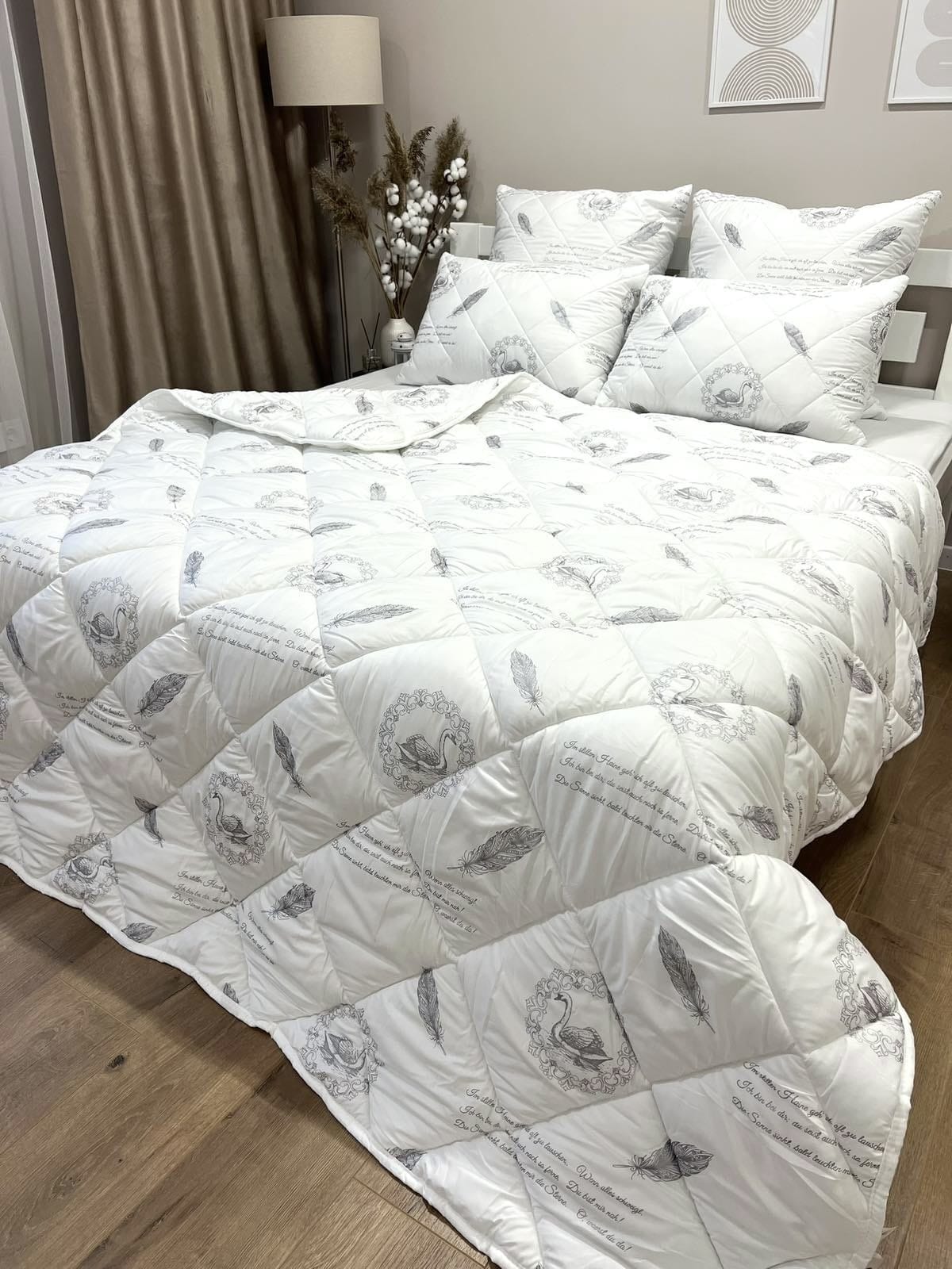 SoftNature Winter blanket with Eco Down filling, white