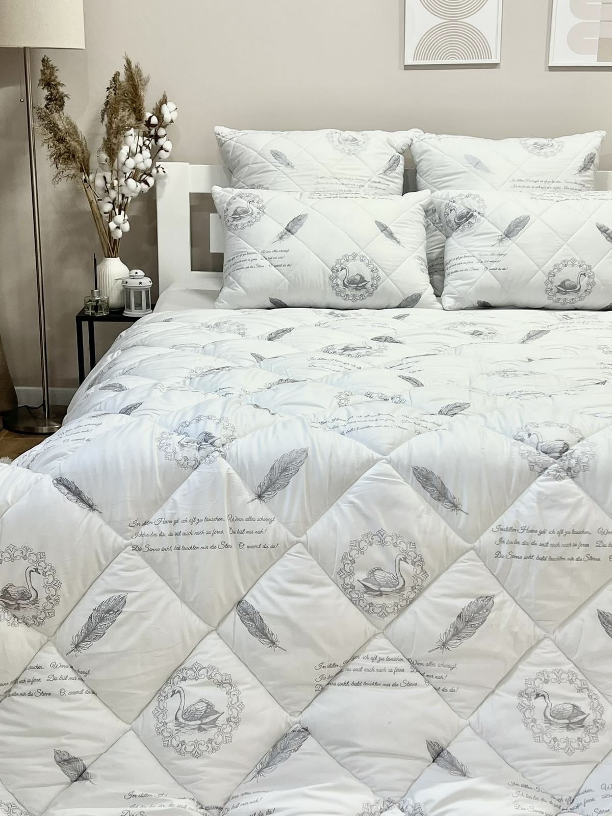 SoftNature Winter blanket with Eco Down filling, white